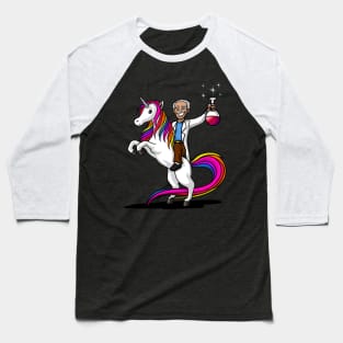 Chemistry Science Teacher Riding A Magical Unicorn Baseball T-Shirt